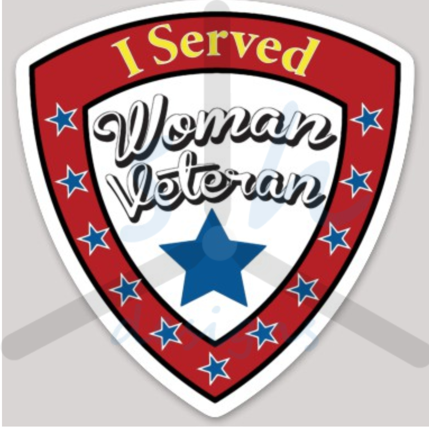 Sticker- Women Veteran-I Served