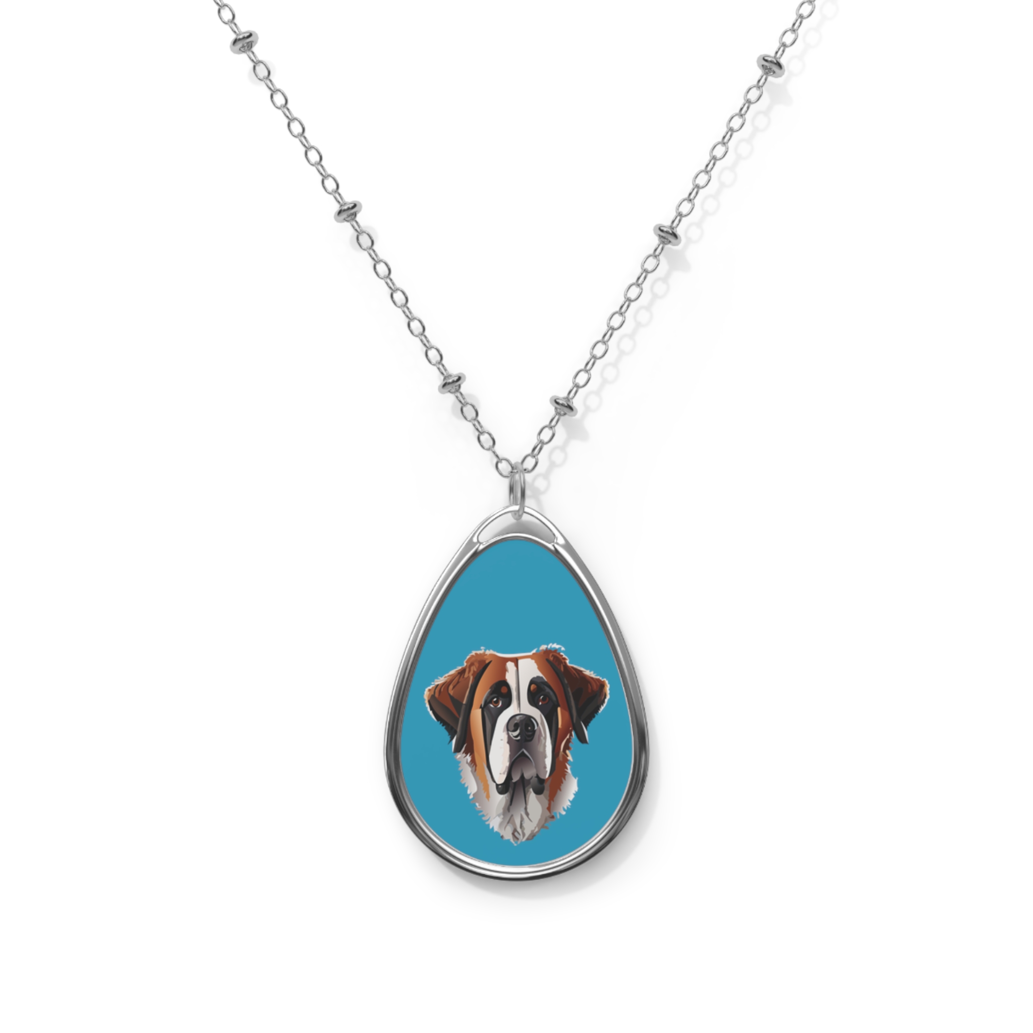 Oval Necklace- Personalized Pet